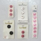 8 Pkg Mother of Pearl Blue Pink Various Buttons By La Mode Sewing Supplies Vintage 8 Pkg Mother of Pearl Blue Pink Various Buttons By La Mode Sewing Supplies Vintage