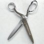 Large 9" Steel Pinking Shears Scissors By Wiss Quality Made Vintage Heavy Duty