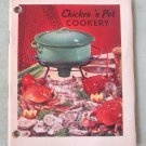 Chicken 'N Pot Cookery Globe Ware Softcover Recipe Cookbook Vintage 1940s