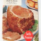 Swift's Premium The Host And Hostess Cook N Carve Cookbook Martha Logan Paperback Book Vintage 1940s Swift's Premium The Host And Hostess Cook N Carve Cookbook Martha Logan Paperback Book Vintage 1940s