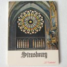 10 Strasbourg France La Cathedrale Church Souvenir Cards Booklet Vintage 1960s