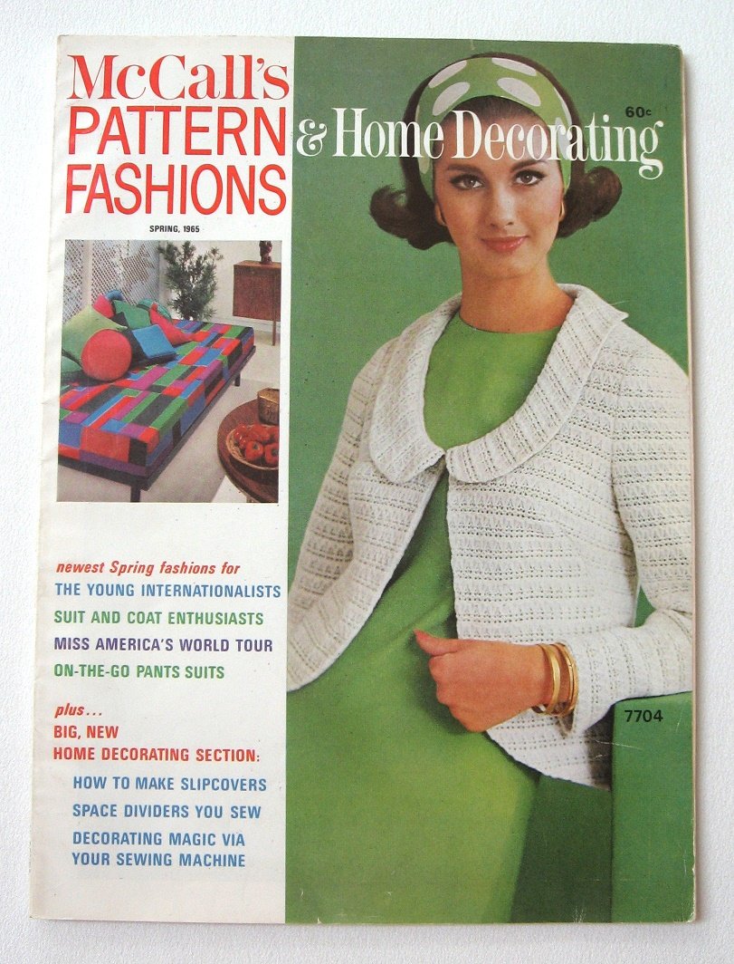 McCall's Pattern Fashions & Home Decorating Magazine Veronica Hamel ...