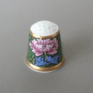 Museum Collection William Morris Chrysanthemum Fine Bone China Thimble England Vintage