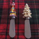2 Decorative Spreading Knives Knife By Boston Warehouse Holiday Christmas Trees Cheese Spreads 2 Decorative Spreading Knives Knife By Boston Warehouse Holiday Christmas Trees Cheese Spreads