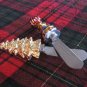 2 Decorative Spreading Knives Knife By Boston Warehouse Holiday Christmas Trees Cheese Spreads