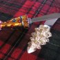 2 Decorative Spreading Knives Knife By Boston Warehouse Holiday Christmas Trees Cheese Spreads