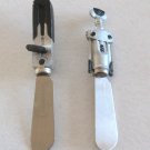 2 Stainless Steel Can Opener Cork Screw Spreading Knives Knife By Cardinal For Cheese Dips