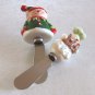 2 Decorative Stainless Steel Elf & Snowman Spreading Knives Knife By Boston Warehouse Holiday