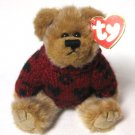 Bearkhardt Tan Plush Teddy Bear Ty Attic Treasure Retired 2000
