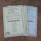 Advertising For McDonald's Happy Meal Ty Teenie Beanie Babies 1999 Promotional Advertising For McDonald's Happy Meal Ty Teenie Beanie Babies 1999 Promotional