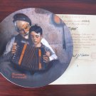 The Music Maker Norman Rockwell Porcelain Collectors Plate Knowles Fine China Co. Vintage 1981 The Music Maker Norman Rockwell Porcelain Collectors Plate Knowles Fine China Co. Vintage 1981