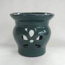 Dark Green Ceramic Fancy Oil Wax Burner Warmer Tea Light Candle Holder Aromatherapy Dark Green Ceramic Fancy Oil Wax Burner Warmer Tea Light Candle Holder Aromatherapy