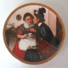 Gossiping in The Alcove Collector Porcelain Plate Norman Rockwell Vintage 1983 Gossiping in The Alcove Collector Porcelain Plate Norman Rockwell Vintage 1983
