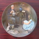 The Storyteller Norman Rockwell Collector Porcelain Plate Limited Edition Vintage 1984 The Storyteller Norman Rockwell Collector Porcelain Plate Limited Edition Vintage 1984