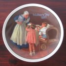 Grandma's Surprise Mother's Day 1987 Porcelain Plate Norman Rockwell Vintage