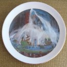 Chicago's Buckingham Fountain Porcelain Collector Plate Franklin McMahon Vintage 1977 Chicago's Buckingham Fountain Porcelain Collector Plate Franklin McMahon Vintage 1977