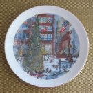 Chicago Civic Center At Christmas Porcelain Collector Plate Franklin McMahon Vintage 1975