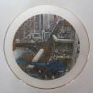 Rush Hour in Chicago's Loop Porcelain Collector Plate Franklin McMahon Vintage 1978