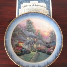Julianne's Cottage Thomas Kinkade Porcelain Collectors Plate Painter of Light 1998 Julianne's Cottage Thomas Kinkade Porcelain Collectors Plate Painter of Light 1998