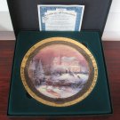Victorian Christmas II Thomas Kinkade 9 1/4" Porcelain Collectors Plate Painter of Light 2001 Victorian Christmas II Thomas Kinkade 9 1/4" Porcelain Collectors Plate Painter of Light 2001