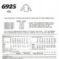 Misses Jacket McCall's Sewing Pattern No. 6925 Sizes 8 to 12 Vintage Retro