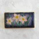 Blue Pink Flower Brooch Pin By Designer Amita Vintage Jewelry 1960s Blue Pink Flower Brooch Pin By Designer Amita Vintage Jewelry 1960s
