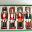 6 Piece Wooden Nutcracker Ornaments Kurt S. Adler Inc. Vintage 6 Piece Wooden Nutcracker Ornaments Kurt S. Adler Inc. Vintage