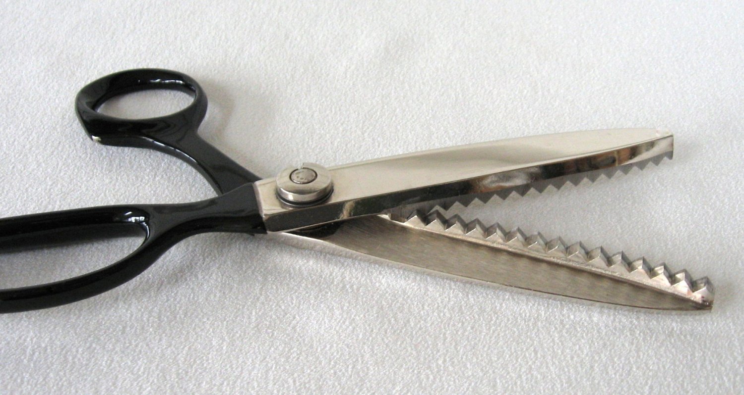 7 1/2" Steel Pinking Shears Scissors By Wiss Quality Made Heavy Duty