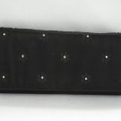 Designer Black Satin Clutch Purse with Rhinestones By Virginia Art Vintage 1950s Designer Black Satin Clutch Purse with Rhinestones By Virginia Art Vintage 1950s