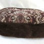 Fancy Flashy Chocolate Brown Hobo Handbag Purse By White Stag New