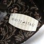 Fancy Flashy Chocolate Brown Hobo Handbag Purse By White Stag New