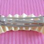 Off White Beige Hair Clip Barrette Curved Accordion Design Riviera Made In France Vintage