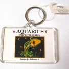 Zodiac Sign Born Jan 21-Feb 18 The Water Bearer Aquarius Keychain New Zodiac Sign Born Jan 21-Feb 18 The Water Bearer Aquarius Keychain New