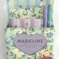 6 Piece Madeline Desktop Gift Set Address Book Picture Frame Pencils & Paper