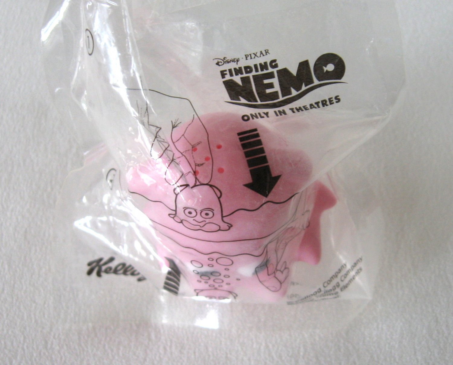 Disney Pixar Pearl The Pink Octopus Finding Nemo Water Toy 2002 ...