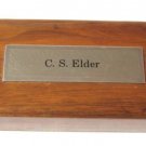Hoover Red Letter Month Wooden Hinged Box Vintage 1964