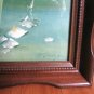 Fancy Print in Large Wood Frame Artist Rudolf Stoitzner Floral 23 x 18 Artwork Flowers Vintage