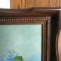 Fancy Print in Large Wood Frame Artist Rudolf Stoitzner Floral 23 x 18 Artwork Flowers Vintage