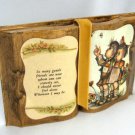 Hummel Kids Book Shaped Friends Plaque Display Figurine Retro Decor Vintage