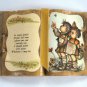 Hummel Kids Book Shaped Friends Plaque Display Figurine Retro Decor Vintage