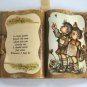 Hummel Kids Book Shaped Friends Plaque Display Figurine Retro Decor Vintage