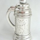 Avon After Shave Tribute Silver Stein Full Bottle Collector Decanter Vintage 1960s
