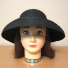 Black Designer Hat Street Smart Betmar Size 22 Women Vintage 1980s Black Designer Hat Street Smart Betmar Size 22 Women Vintage 1980s