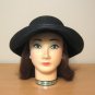 Black Designer Hat Street Smart Betmar Size 22 Women Vintage 1980s