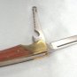 Folding Knife Stainless Saw Bottle Opener Screwdriver Vintage 1980s