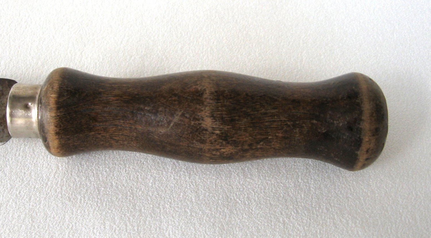 Linoleum Vinyl Cutter Carpet Knife Hand Tool Big Wooden Handle Vintage