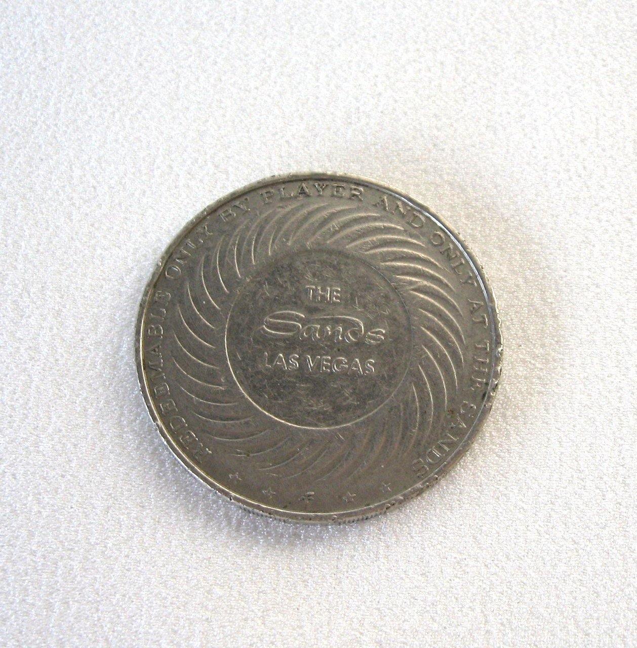 Las Vegas Nevada Casino The Sands One Dollar Gaming Coin Token Vintage