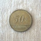 50 Cent RTA Portage Park Chicago Illinois 6 Corners Token Vintage Coin