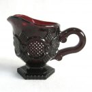 Avon 1876 Cape Cod Collection Red Glass Creamer Pitcher Wheaton Glass Co. Vintage Avon 1876 Cape Cod Collection Red Glass Creamer Pitcher Wheaton Glass Co. Vintage