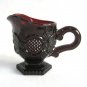 Avon 1876 Cape Cod Collection Red Glass Creamer Pitcher Wheaton Glass Co. Vintage